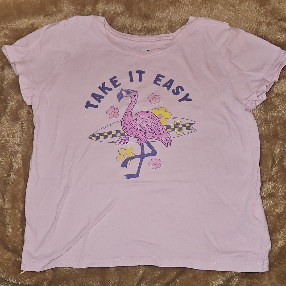 Kids Pink Flamingo T-Shirt